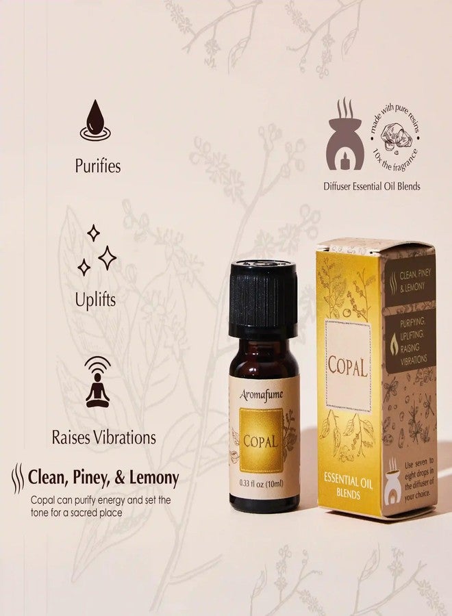 Aromafume Spiritual Awareness Resin Essential Oil Diffuser Blend Gift Set by Aromafume | Frankincense, Myrrh, Benzoin, Copal, Frankincense & Myrrh | 5 x 10ml | Stimulate a Connection | Charged with Pure Resins - Image 4